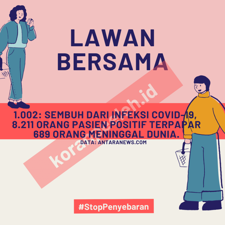 Kiriman Instagram Pink dan Merah Stop Penyebaran Lawan Bersama Tanpa Berdekatan (2)