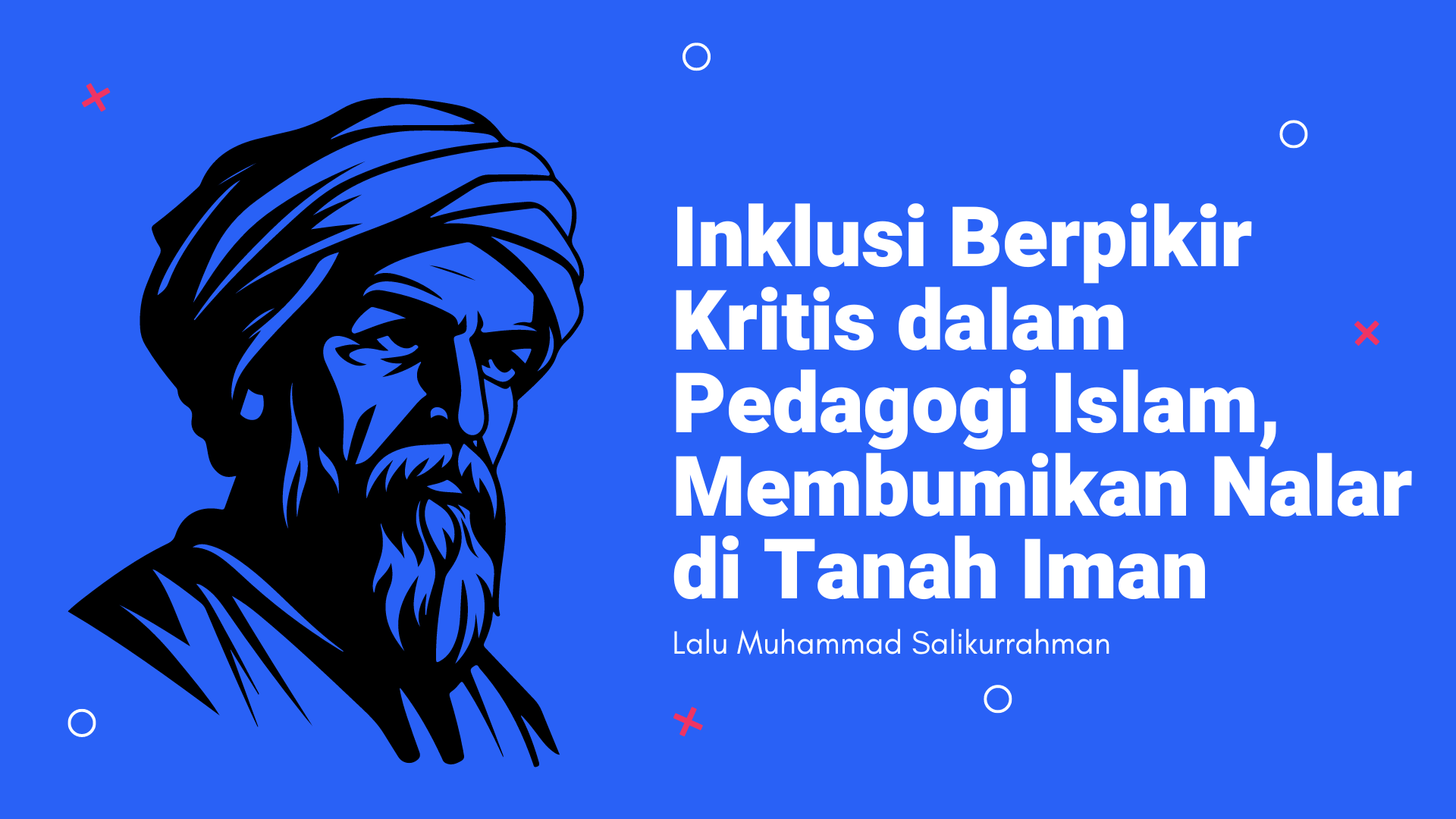 Blue and Black Illustrative Critical Thinking Presentation