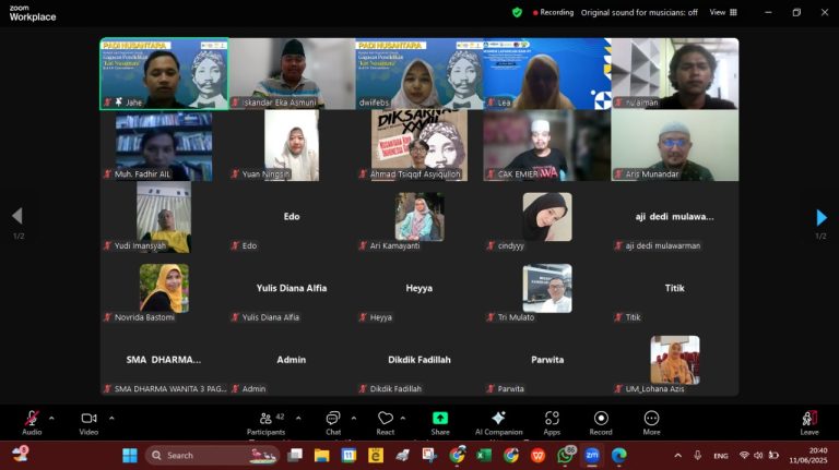 Webinar Gagasan Pendidikan Kiri Nusantara ala H.O.S. Tjokroaminoto